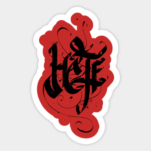 Hate Sticker